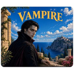 Vampire, gotische fantasie monster muismat