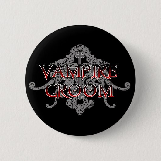 Vampire Groom Button (Voorkant)