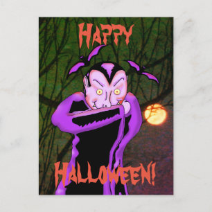 Vampire Halloween Briefkaart