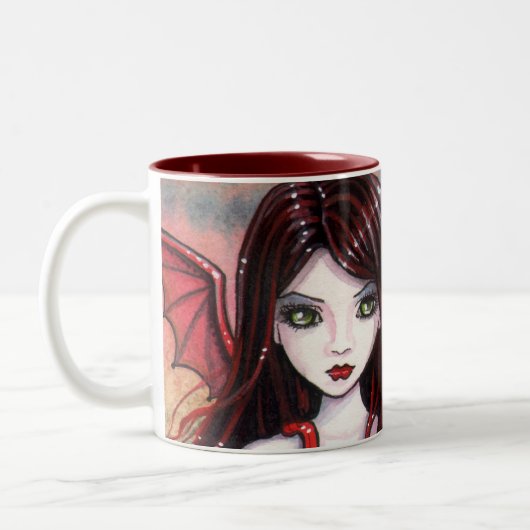Vampire Halloween Mug par Molly Harrison (Gauche)