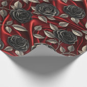 Vampire Halloween Pattern Cadeaupapier (Hoek)