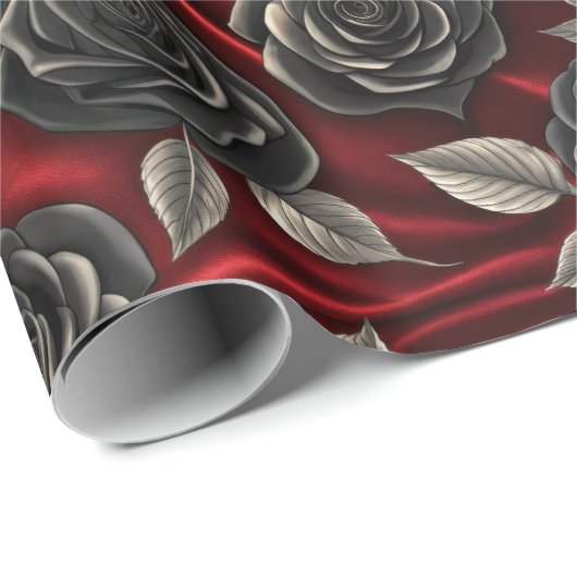 Vampire Halloween Pattern Cadeaupapier (Rol Hoek)