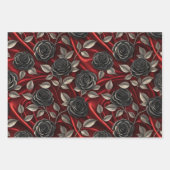 Vampire Halloween Pattern Inpakpapier Vel (Voorkant)