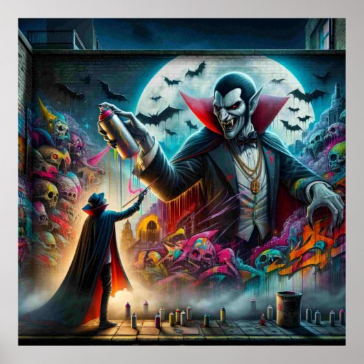 Vampire Halloween Poster (Devant)