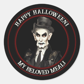 Vampire Halloween Sticker