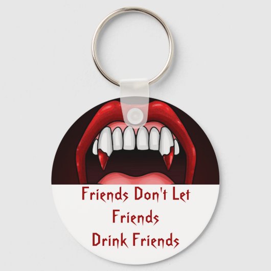 Vampire Halloween Teeth Sleutelhanger (Voorkant)