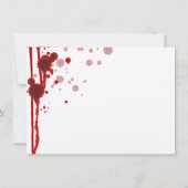 Vampire Halloween Weddenschap Bedankt dat je bloed (Achterkant)