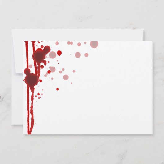 Vampire Halloween Weddenschap Bedankt dat je bloed (Achterkant)