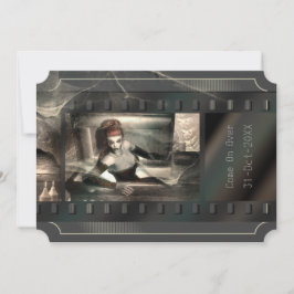 Vampire-horrorgotiek Halloween-feest Kaart