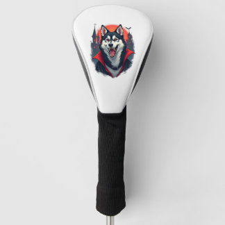 Vampire Husky Beet Golfheadcover