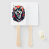 Vampire Husky Beet Handwaaier (Voorkant en achterkant)