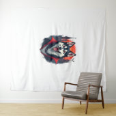 Vampire Husky Bite Wandkleed (In Situ (horizontaal))