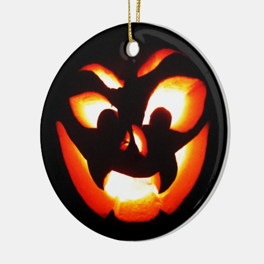 Vampire Jack-O-Lantern Keramisch Ornament (Links)