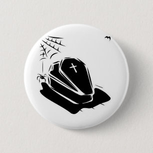 Vampire kast ronde button 5,7 cm