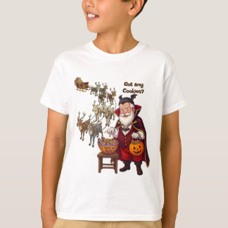 Vampire Kerstman Trick or Treat | Halloween T-shirt