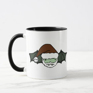 Vampire Kerstman Vleermuis Mok