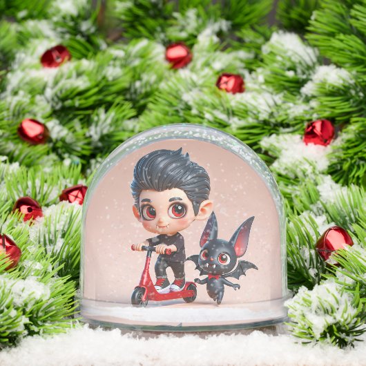 Vampire Kid on a Scooter and Bat, par Natasha Us (Noël)