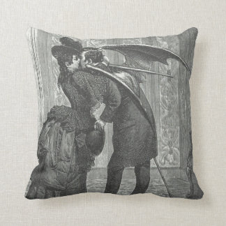 Vampire Kiss Victoriaans/Gothic Decorative Pillow Kussen