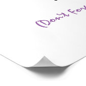 Vampire Lips Goth Halloween Affiche de bienvenue d (Coin)