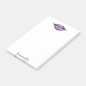 Vampire Lips Gothic Paars Post-it® notes (Schuin)