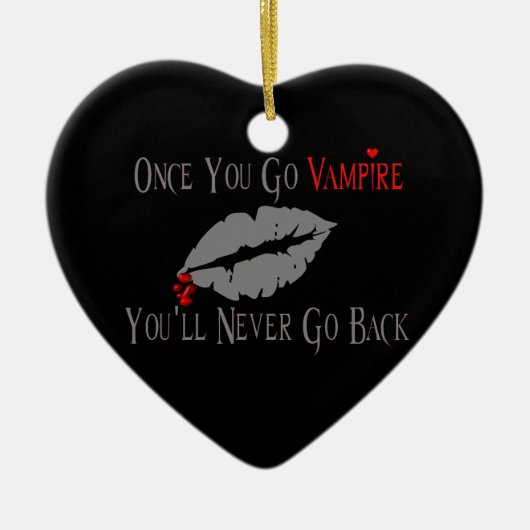 Vampire Love Keramisch Ornament (Voorkant)