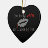 Vampire Love Keramisch Ornament (Links)
