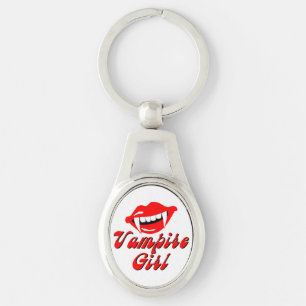 Vampire meisje sleutelhanger