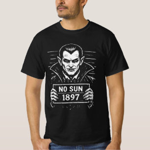 Vampire Mugshot – Geen Zon 1897 T-shirt