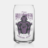 Vampire Nuit Halloween Verre - Gothique Violet (Recto)