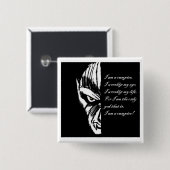 Vampire Oath Pin D+Badge Vierkante Button 5,1 Cm (Voorkant /achterkant)