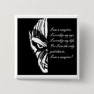 Vampire Oath Pin D+Badge Vierkante Button 5,1 Cm