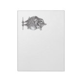 Vampire Owl Notitieblok (Gedraaid)