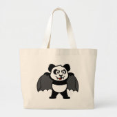 Vampire Panda Grote Tote Bag (Voorkant)