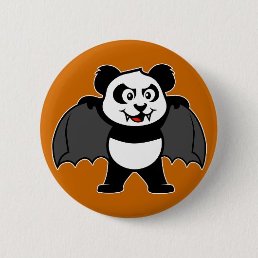 Vampire Panda Ronde Button 5,7 Cm (Voorkant)