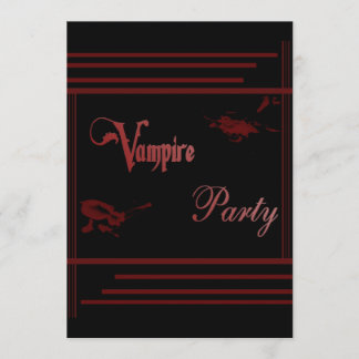Vampire Party Kaart