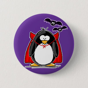 Vampire Penguin Ronde Button 5,7 Cm