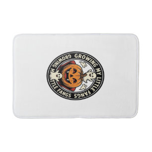 Vampire Pompoen Badge Mijn Kleine Hoektanden Laten Badmat