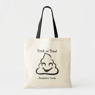 Vampire Poop Halloween Emoji Treat Bags Tote Bag