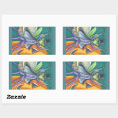 VAMPIRE PRAYING MANTIS BUG STICKER SHEET Rectangle (Vel)