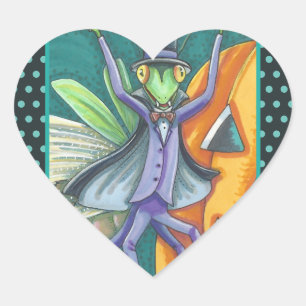 VAMPIRE PRIER MANTIS BOGUE STICKERS SHEET Coeur
