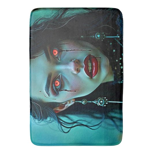 Vampire Queen: Dark Allure Art Badmat (Voorkant Verticaal)