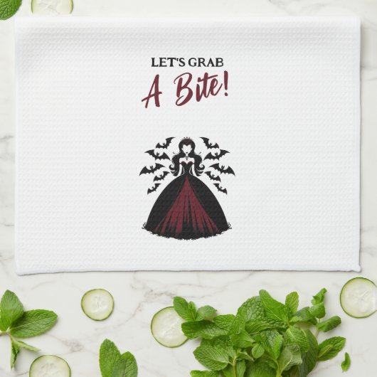 Vampire Queen Halloween Theedoek (Gevouwen)