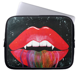 Vampire regenboog laptop sleeve