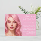 Vampire rose | Invitation d'Halloween pour les fil (Debout devant)