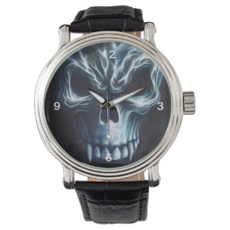 Vampire schedel horloge