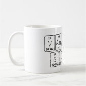 Vampire Slayer table périodique phrase mug (Gauche)