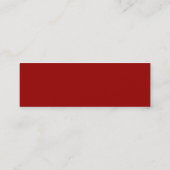 Vampire Smile Skinny Visitekaartje (Achterkant)