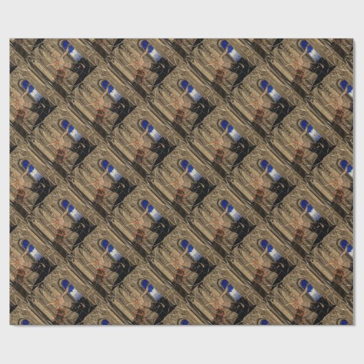 Vampire Spinnen Web Inpakpapier (Vlak)