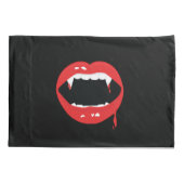 Vampire Tanden & Bloed Aangepaste Gotiek Kussensloop (Achterkant)