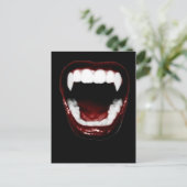 "Vampire Teeth" Briefkaart (Staand voorkant)